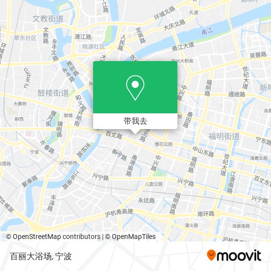 百丽大浴场地图