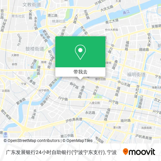 广东发展银行24小时自助银行(宁波宁东支行)地图
