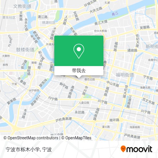 宁波市栎木小学地图