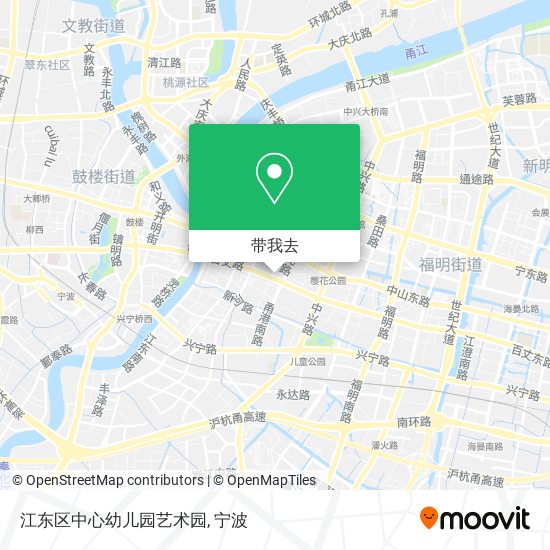 江东区中心幼儿园艺术园地图