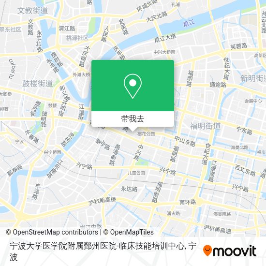 宁波大学医学院附属鄞州医院-临床技能培训中心地图