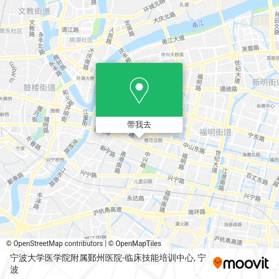 宁波大学医学院附属鄞州医院-临床技能培训中心地图