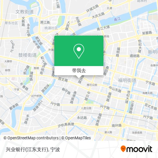 兴业银行(江东支行)地图