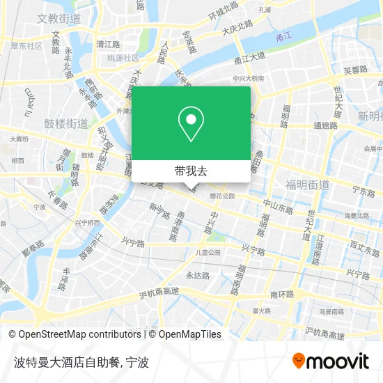 波特曼大酒店自助餐地图