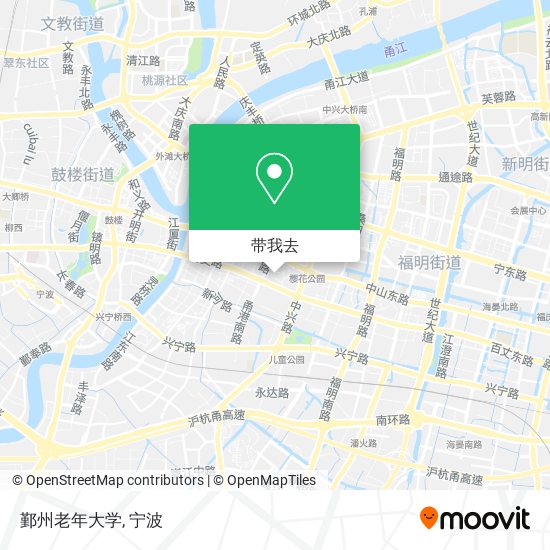 鄞州老年大学地图