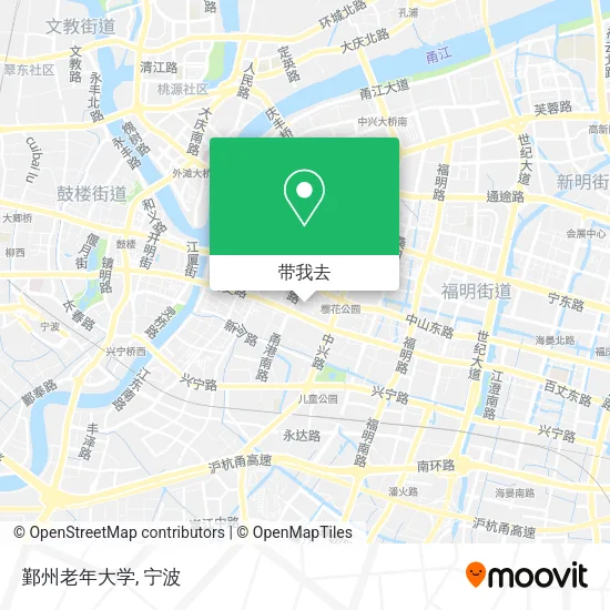 鄞州老年大学地图