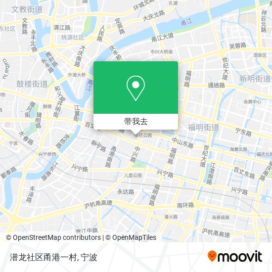 潜龙社区甬港一村地图
