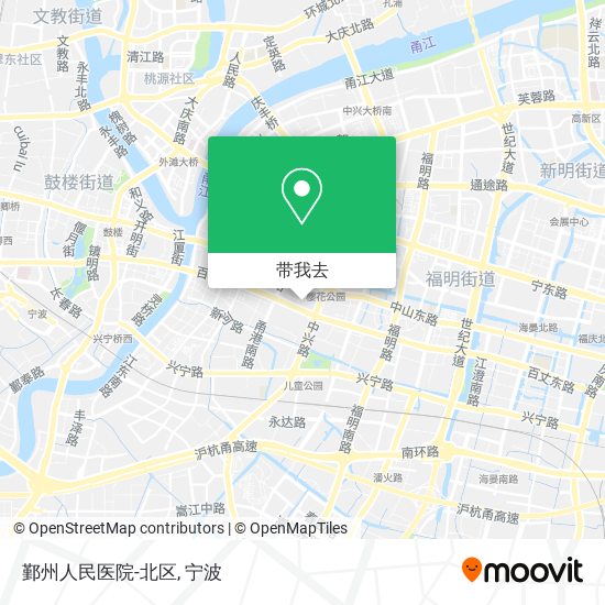 鄞州人民医院-北区地图