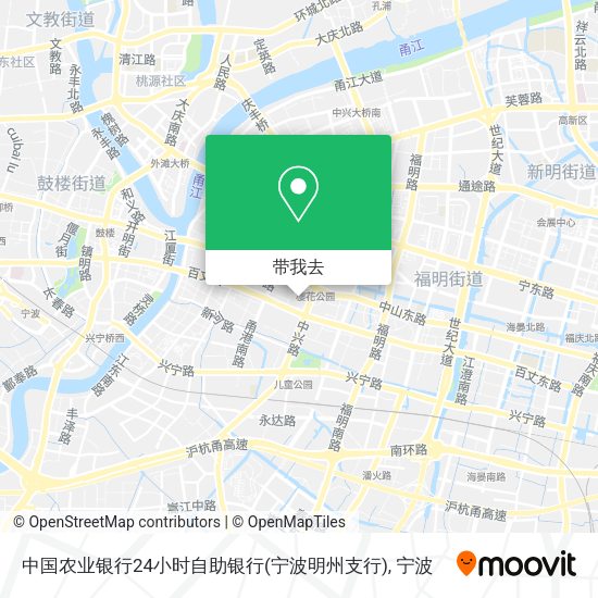中国农业银行24小时自助银行(宁波明州支行)地图