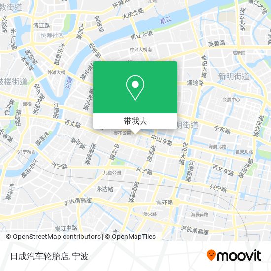 日成汽车轮胎店地图