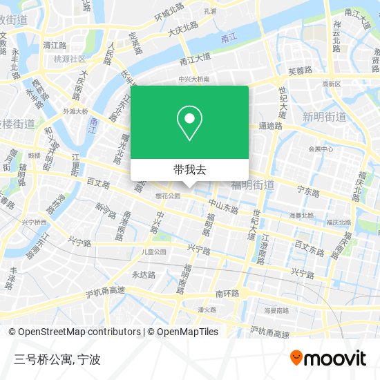 三号桥公寓地图