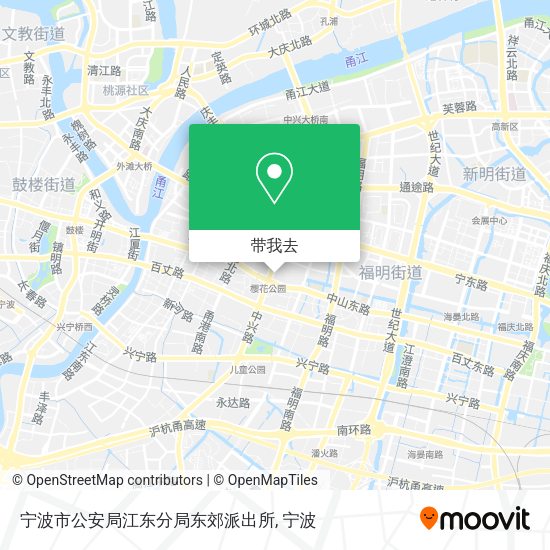 宁波市公安局江东分局东郊派出所地图