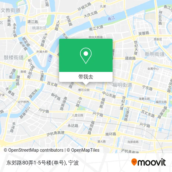 东郊路80弄1-5号楼(单号)地图