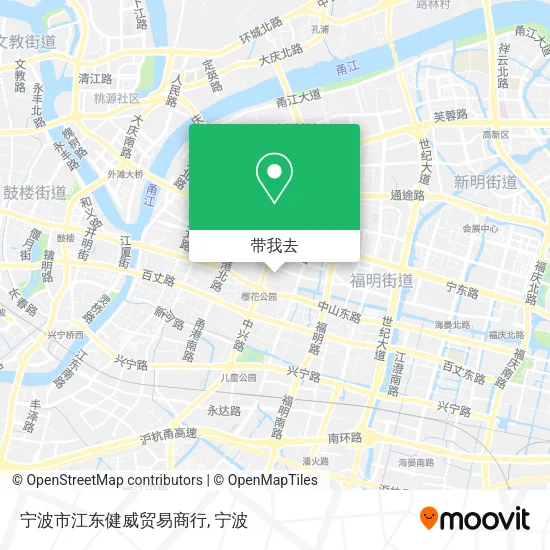 宁波市江东健威贸易商行地图