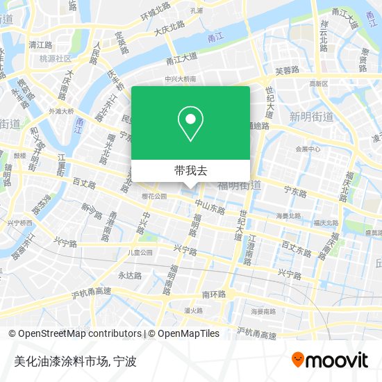 美化油漆涂料市场地图