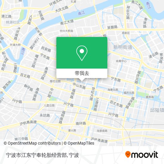 宁波市江东宁奉轮胎经营部地图
