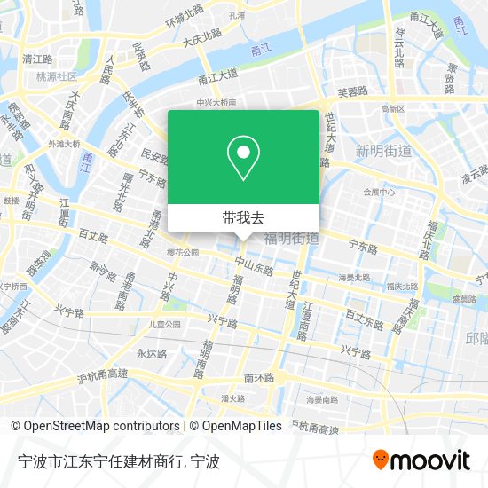 宁波市江东宁任建材商行地图