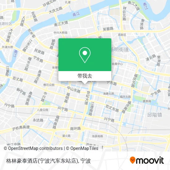 格林豪泰酒店(宁波汽车东站店)地图