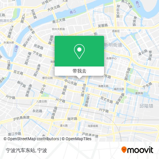 宁波汽车东站地图