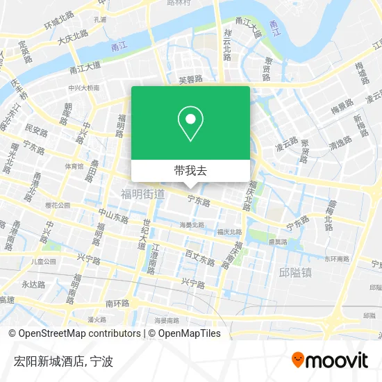宏阳新城酒店地图