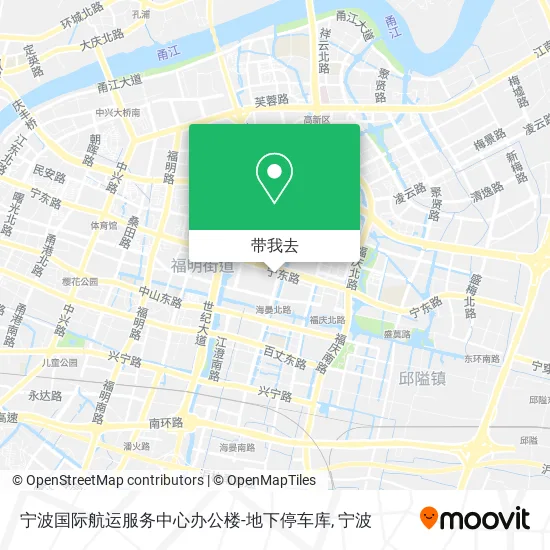 宁波国际航运服务中心办公楼-地下停车库地图
