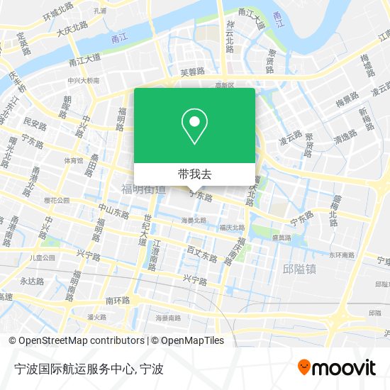宁波国际航运服务中心地图