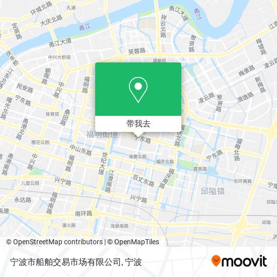 宁波市船舶交易市场有限公司地图