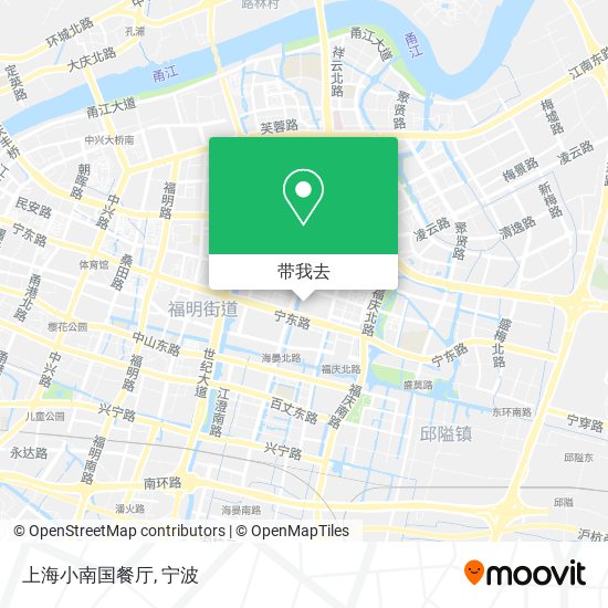 上海小南国餐厅地图