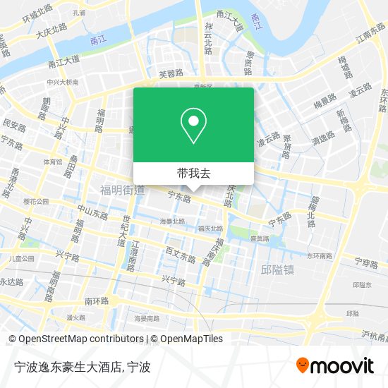 宁波逸东豪生大酒店地图