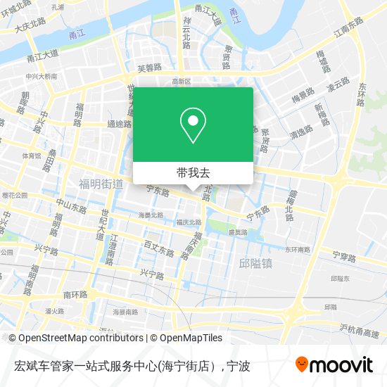 宏斌车管家一站式服务中心地图