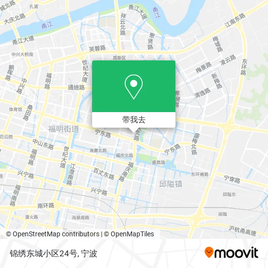 锦绣东城小区24号地图