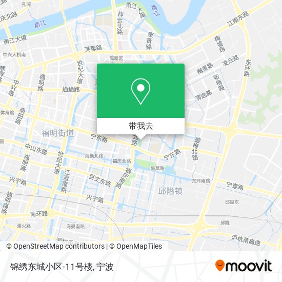 锦绣东城小区-11号楼地图