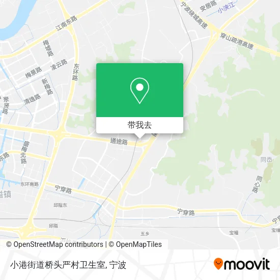 小港街道桥头严村卫生室地图