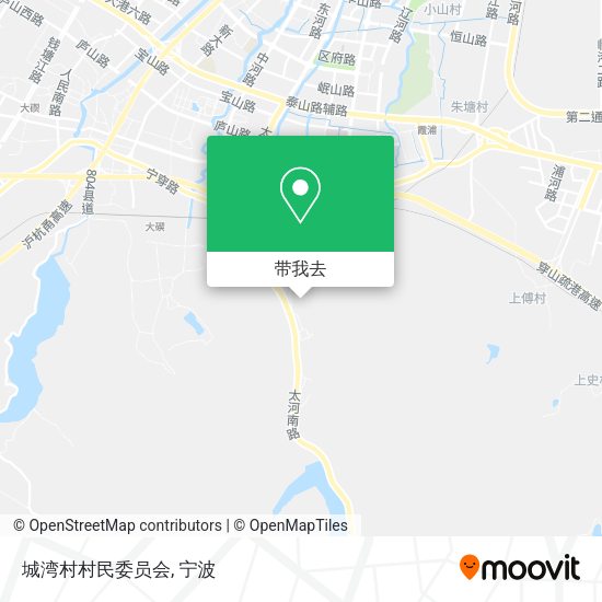城湾村村民委员会地图