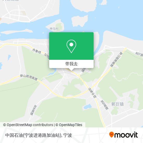 中国石油(宁波进港路加油站)地图