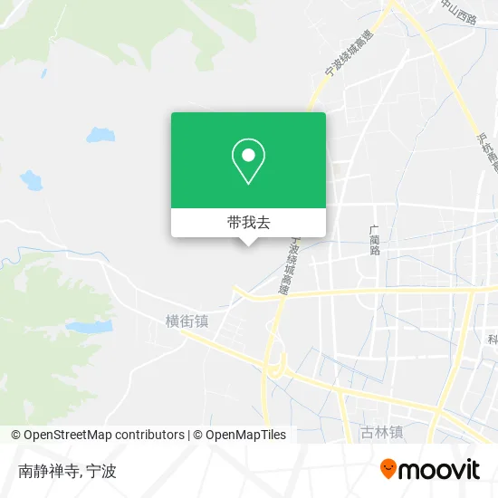 南静禅寺地图