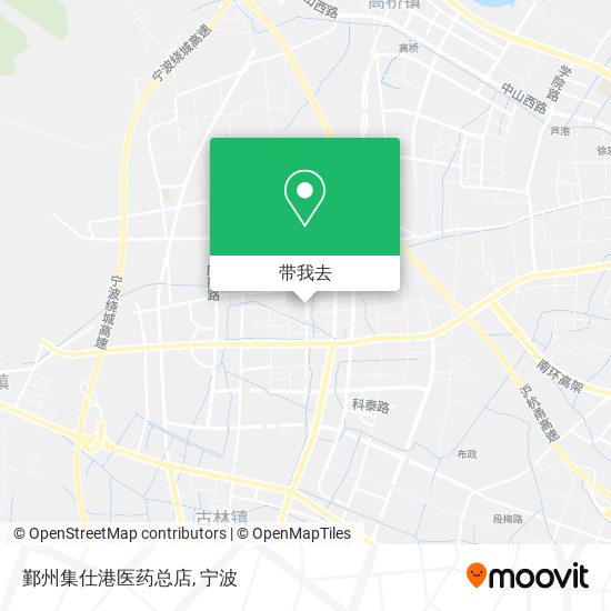 鄞州集仕港医药总店地图