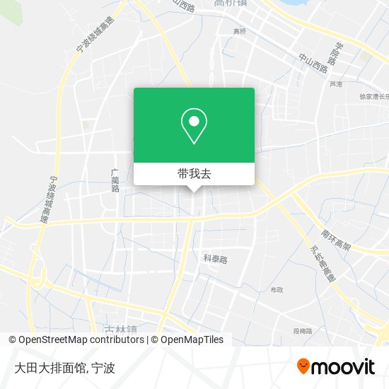 大田大排面馆地图