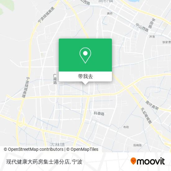 现代健康大药房集士港分店地图