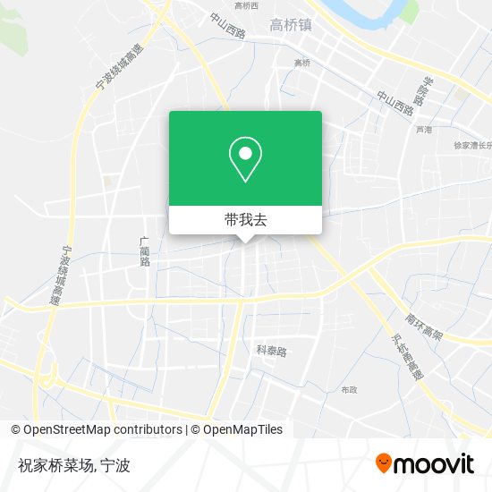 祝家桥菜场地图