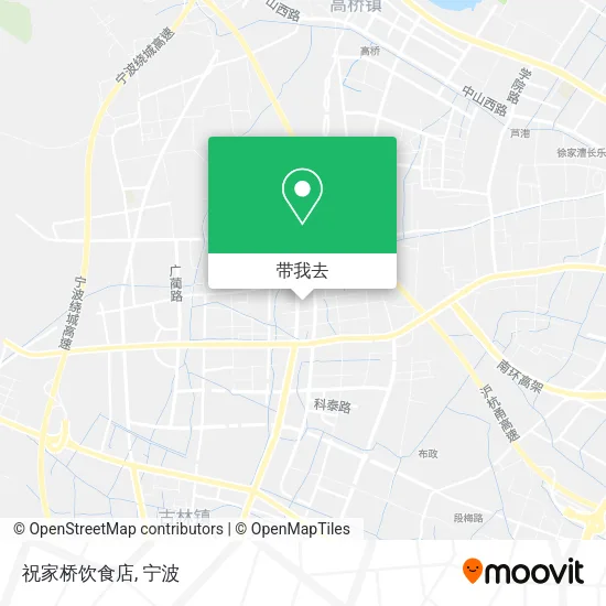 祝家桥饮食店地图