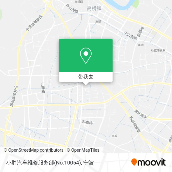 小胖汽车维修服务部(No.10054)地图
