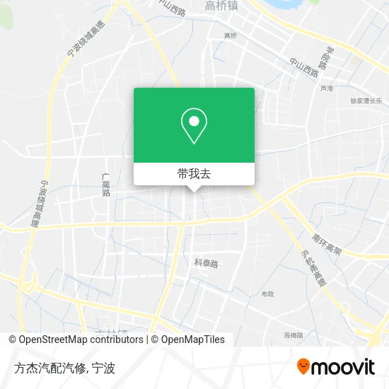 方杰汽配汽修地图