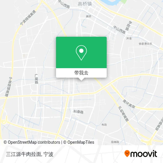三江源牛肉拉面地图