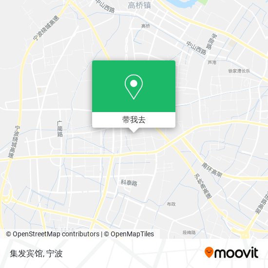 集发宾馆地图