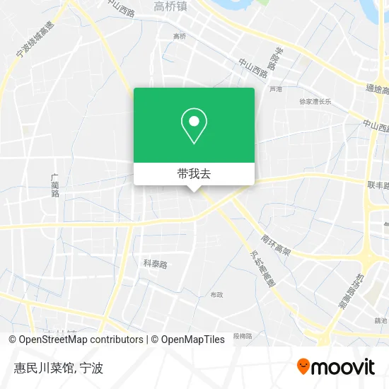 惠民川菜馆地图