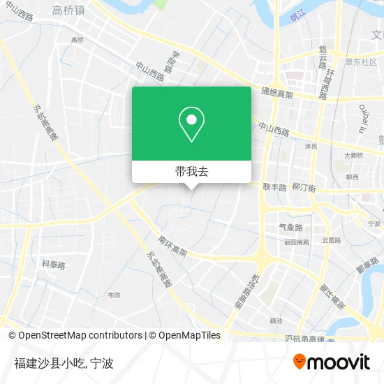 福建沙县小吃地图