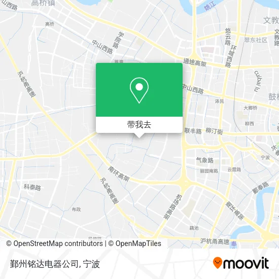 鄞州铭达电器公司地图