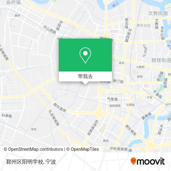 鄞州区阳明学校地图