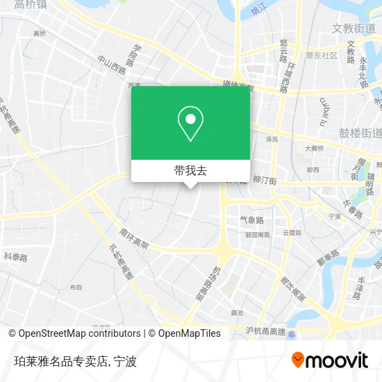 珀莱雅名品专卖店地图